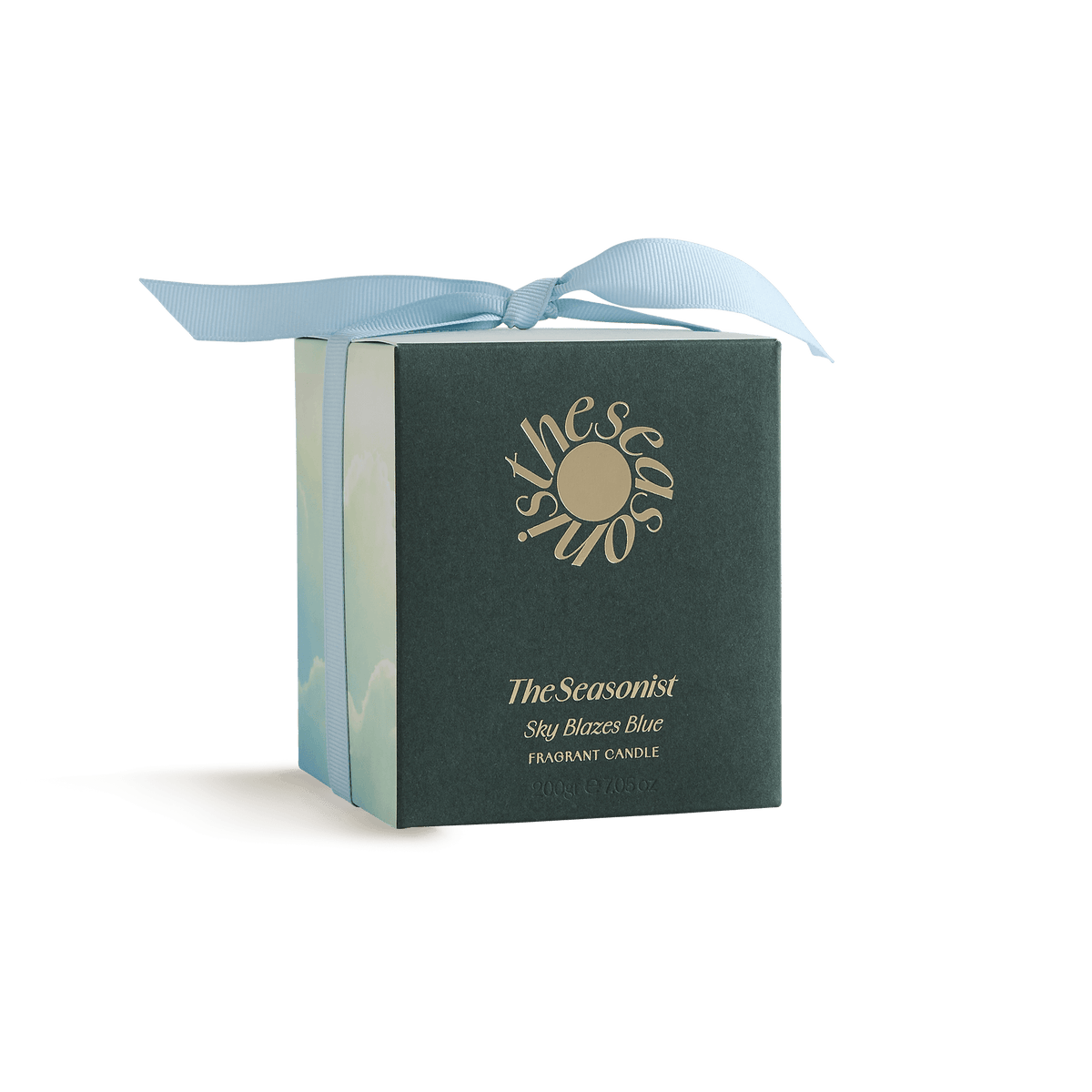 Sky Blazes Blue Fragrant Candle
